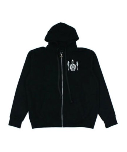 Chrome Hearts Foti Harris Teeter Space Suit Zip Up Hoodie – Black