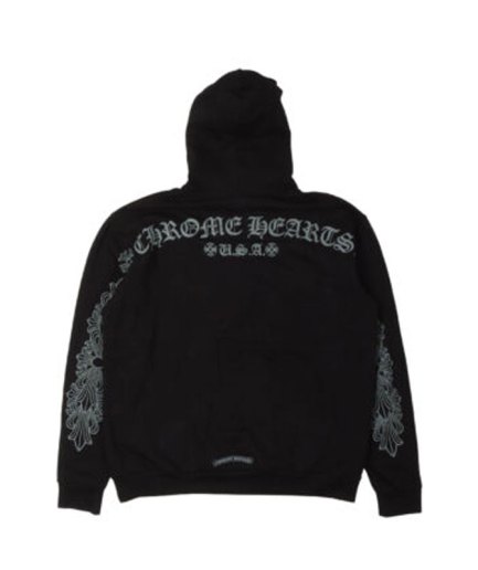 Chrome Hearts Friends & Family Horseshoe Hoodie – Black