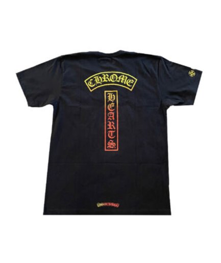 Chrome Hearts Gradient Logo T-Shirt – Black