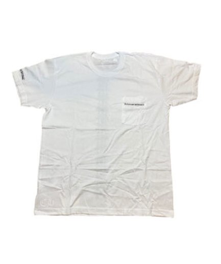 Chrome Hearts Cemetery Cross Tire Tracks T-Shirt – White