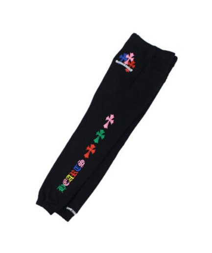 Chrome Hearts Multicolor Cross Sweatpants – Black