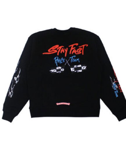 Chrome Hearts Matty Boy Stay Fast Sweater – Black