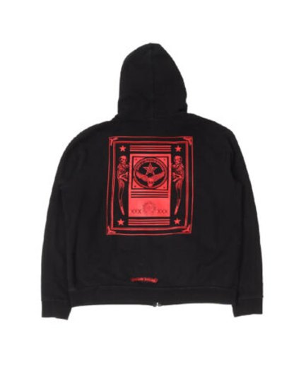 Chrome Hearts Foti Zip Up Hoodie – Black