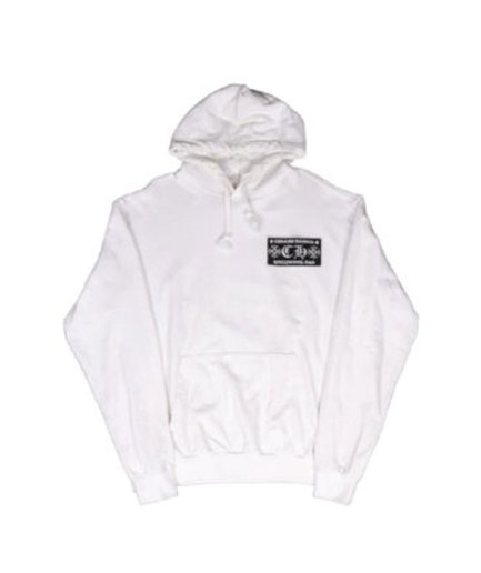 Chrome Hearts Hollywood Patch Logo Hoodie – White