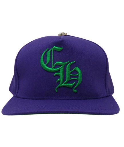 Chrome Hearts CH Baseball Cap – Purple/Green