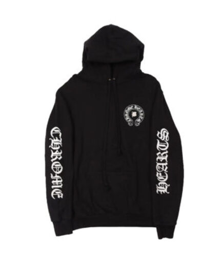 Chrome Hearts Dagger Zip Up Cross Hoodie – Black | Official Store